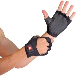 Luva Fitness Realtex Neoprene Com Polegar Ref.706 Preto