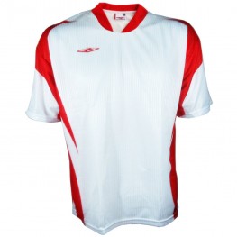 Camisa Jogo 18 Lambra Genova Branco/vermelho