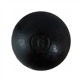 Bola Peso Para Arremesso Pintado Preto 6 Kg