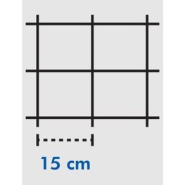 Rede Proteção Malha 15x15 Nylon Pe Fio 2 Campo M2