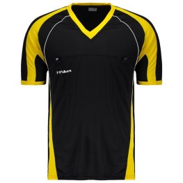 Camisa Arbitro Poker Preto/amarelo