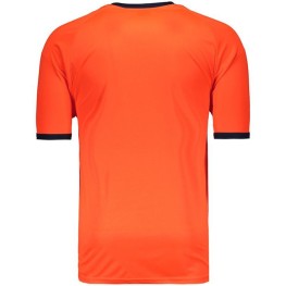 Camisa Arbitro Poker Laranja Florescente/preto