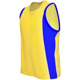 Camisa Jogo 14 Rhama Basquete Amarelo/azul