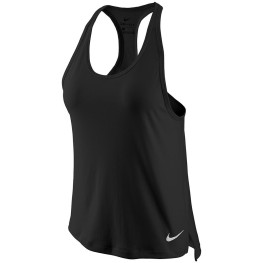 Camisa Nike Regata W Dry Top Longo Miler Tank Racer Preto