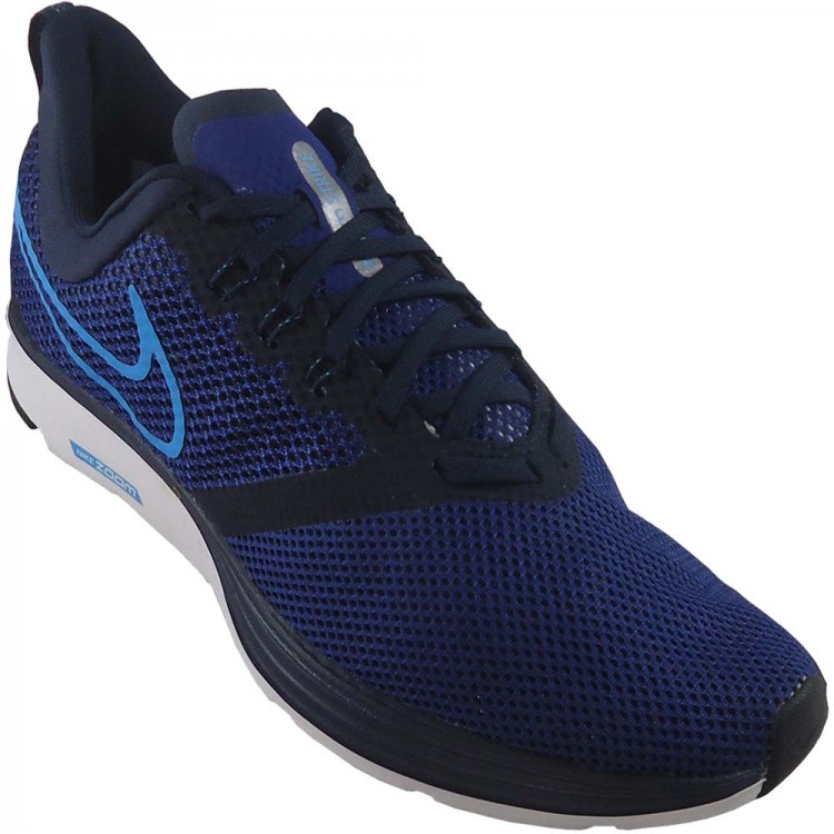 Iluminar cápsula Lada Tenis Nike Zoom Strike Running Marinho/azul/preto