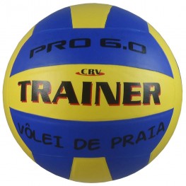Bola Trainer Volei Praia Pu S/c Bco/azl/amr