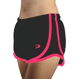 Short Placar Gandhi Feminino Preto/rosa