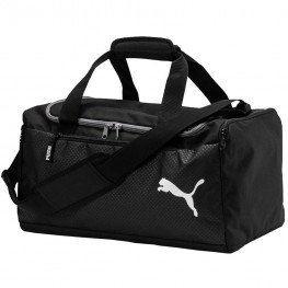 Bolsa Puma Fundamentals Sports Bag M Preto/branco