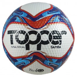 Bola Topper Futsal Oficial Fusion Pvc 6 Gomos Samba