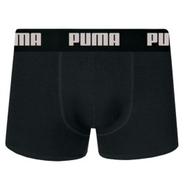 Cueca Puma Boxer Cotton Preto/preto