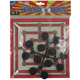 Jogo Dama Trilha Mini Toys Grande Ref.284