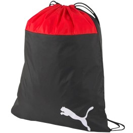 Sacola Puma Team Goal 23 Gym Sack Preto/vermelho/branco