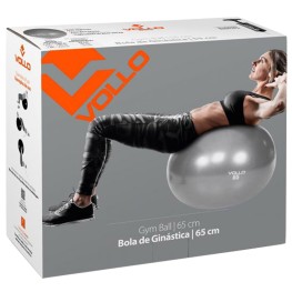 Bola Pilates Vollo Anti-burst Res. 300kg Com Bomba 65cm