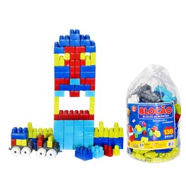 Jogo Bloco Mini Toys Blocão Com 130 Peças