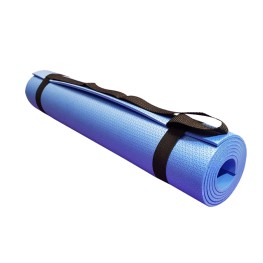 Tapete Yoga Pilates Eva 170x60x0,5 Cm Azul