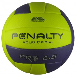 Bola Penalty Volei Pro 6.0 Microfibra Of. Termotec Am/rx/pt