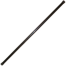 Bastão De Pvc 120 Cm Com Carga 1 Kg Preto