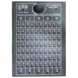 Jogo Bingo Tabuleiro Treis Reis Nº2 De 1 A 75 Sem Bolas
