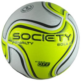 Bola Penalty Society 8 X Pu Termotec Branco/amarelo