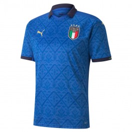 Camisa Oficial Puma Italia Home 2021 Azul M/c