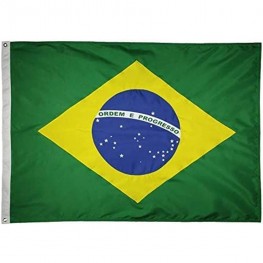 Bandeira Jc 160 X 113 Cm Brasil Oficial 2 Faces