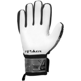 Luva Goleiro Poker Campo Hug Flex 2 Profissional Pt/ch/pr