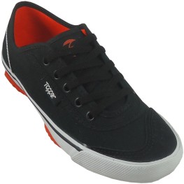 Tenis Topper Futsal New Casual 5 Preto/laranja