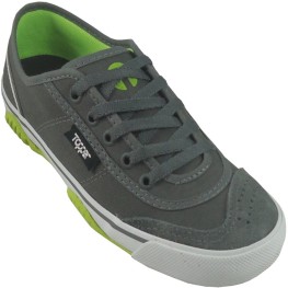 Tenis Topper Futsal New Casual 5 Chumbo/verde Neon