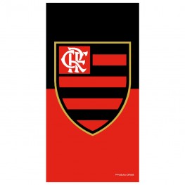 Toalha Buettner Clube 70 X 140 Cm Veludo Flamengo