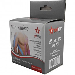 Fita Kinesio Red Star 5 Metros Bandagem Elástica