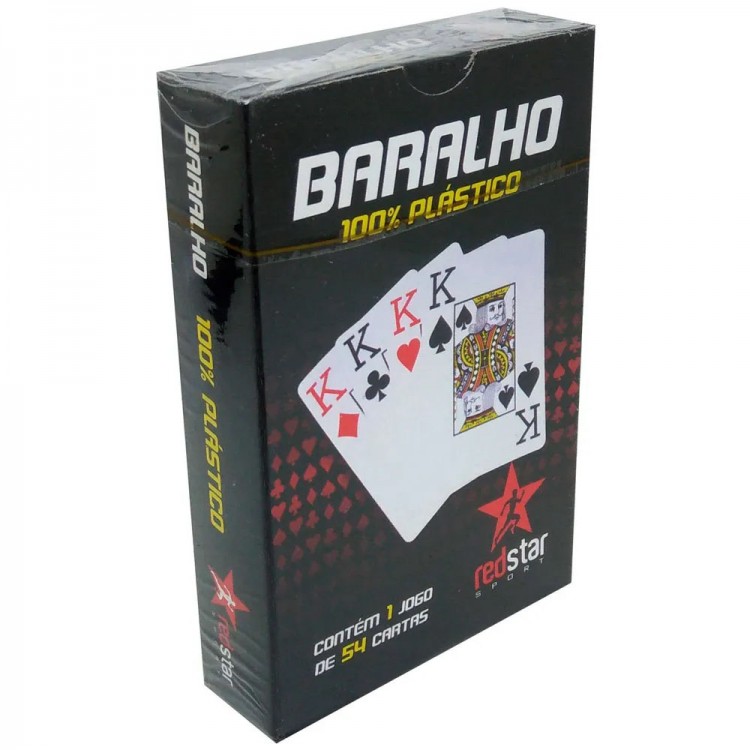 Baralho Duplo com 2 Jogos de 54 Cartas no Estojo de Metal Unidade -  RedStar/ WX Gift - Baralho - Magazine Luiza