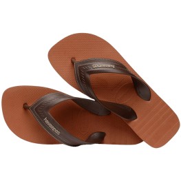 Chinelo Havaianas Hybrid Marrom