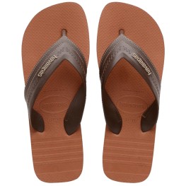 Chinelo Havaianas Hybrid Marrom