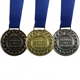 Medalha Redonda Ref.294-m30 30 Mm Diametro