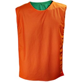 Colete Gs Dupla Face Adulto Poliester Verde/laranja