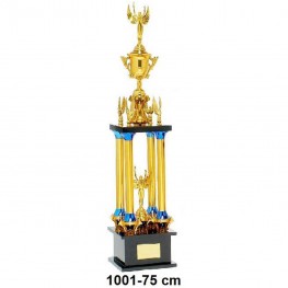 Troféu Jeb's Ref. 1001 75 Cm Dourado/azul