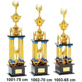 Troféu Jeb's Ref. 1003 65 Cm Dourado/azul