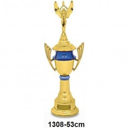 Troféu Jeb's Ref. 1308 53 Cm Dourado/azul