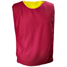 Colete Gs Dupla Face Adulto Poliester Amarelo/bordo