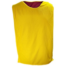 Colete Gs Dupla Face Adulto Poliester Amarelo/bordo