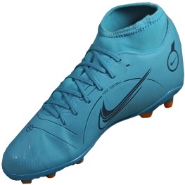 Chuteira Nike Superfly 8 Club Fg/mg Azul/laranja