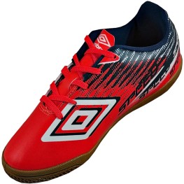 Tenis Umbro Indoor Speed 5 Jr. Coral/marinho/branco