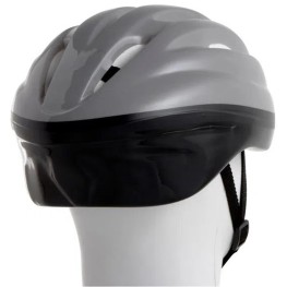 Capacete Vollo Para Ciclismo E Patinação Cinza