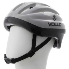 Capacete Vollo Para Ciclismo E Patinação Cinza