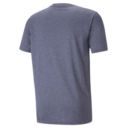 Camisa Puma Performance Heather Tee Azul Cinzento