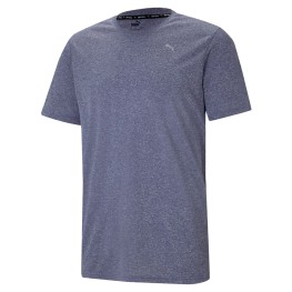 Camisa Puma Performance Heather Tee Azul Cinzento