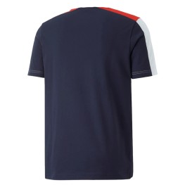 Camisa Puma Ess Block Tee Branco/marinho/vermelho