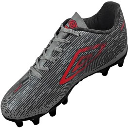 Chuteira Umbro Fast Prata/coral/grafite