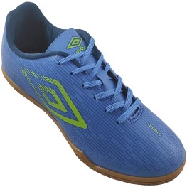 Tenis Umbro Indoor Fast Nebulas Blue/limão/azul