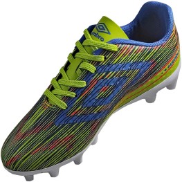 Chuteira Umbro Agility Verde Limão/nebulas Blue/coral